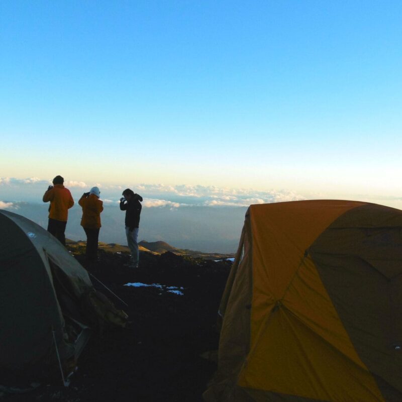 Bivouac à l’Etna